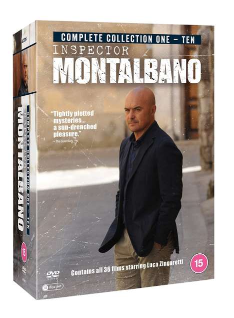 Commissario Montalbano Season 1-10 (UK Import), 18 DVDs