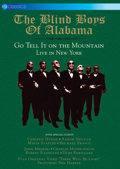The Blind Boys Of Alabama: Go Tell It On The Mountain (Live in New York), DVD
