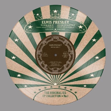 Elvis Presley (1935-1977): The Original U.S. EP Collection No.3 (Limited Edition) (Picture Disc), Single 10"