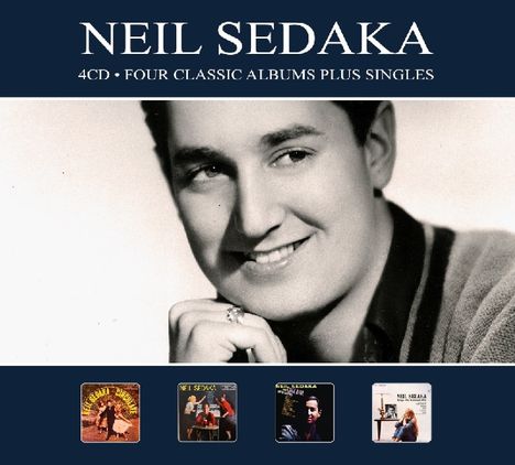 Neil Sedaka (geb. 1939): Four Classic Albums Plus Singles, 4 CDs