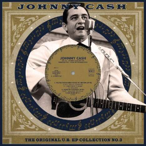 Johnny Cash: The Original U.S. EP Collection No.3 (Limited-Edition) (White Vinyl), Single 10"