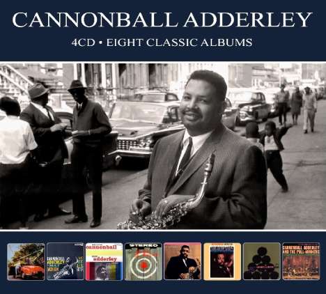 Cannonball Adderley (1928-1975): Eight Classic Albums, 4 CDs