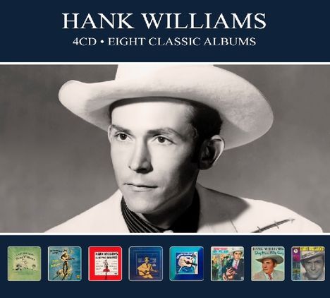 Hank Williams: Eight Classic Albums, 4 CDs