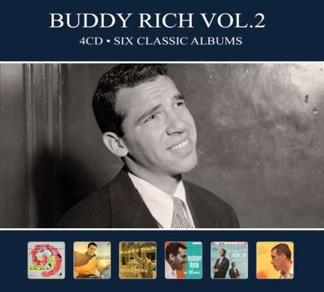 Buddy Rich (1917-1987): Six Classic Albums Vol.2, 4 CDs