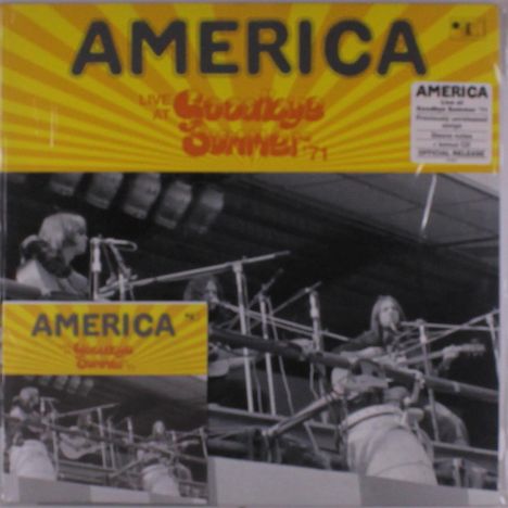 America: Live At Goodbye Summer '71 (45 RPM), 1 LP und 1 CD