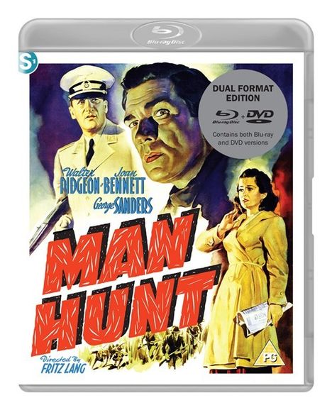 Man Hunt (1941) (Blu-ray &amp; DVD) (UK Import), 1 Blu-ray Disc und 1 DVD