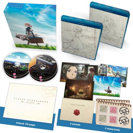 Violet Evergarden (Collectors Edition) (Blu-ray) (UK Import), 4 Blu-ray Discs