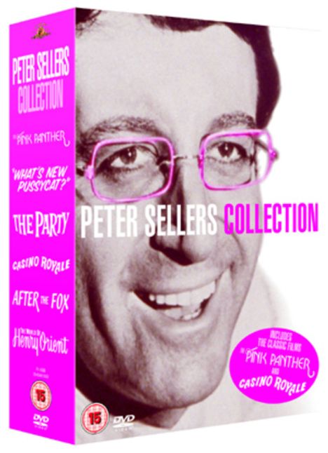 Peter Sellers Collection (UK Import mit deutscher Tonspur), 6 DVDs