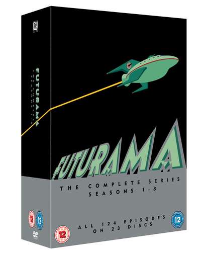 Futurama Season 1-8 (UK Import), 23 DVDs