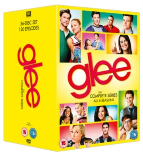 Glee Season 1-6 (UK-Import), 36 DVDs