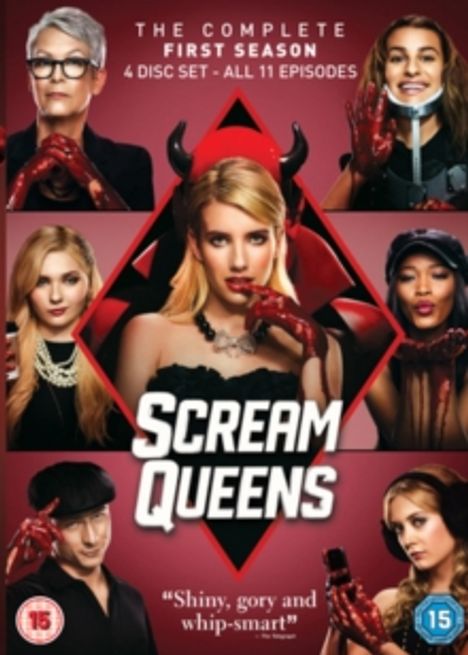 Scream Queens Season 1 (UK Import), 4 DVDs