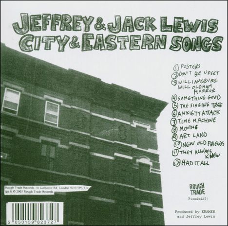 Jeffrey &amp; Jack Lewis: City &amp; Eastern Songs, CD