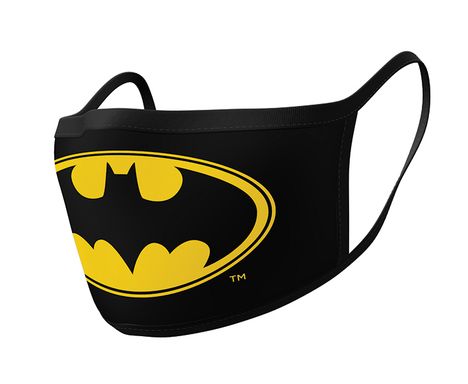 Stoffmaske - Batman (Logo) (2er-Pack), Merchandise