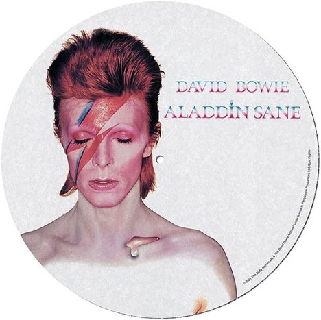 David Bowie Slipmat (Aladdin Sane), Zubehör