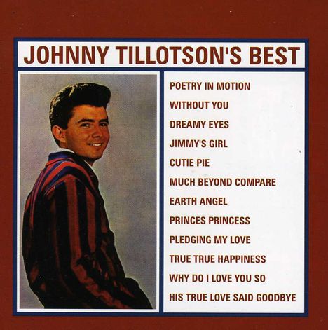 Johnny Tillotson: Johnny Tillotson's Best, CD