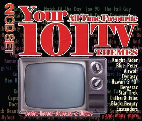 Filmmusik: 101 All Time Fav Tv The, 2 CDs