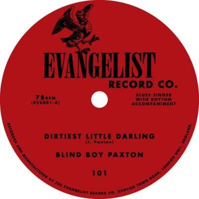 Blind Boy Paxton: Dirtiest Little Darling/Railro, Single 7"