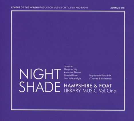 Hampshire &amp; Foat: Nightshade, CD