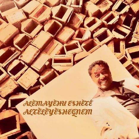 ALEMAYEHU ESHETE AU TELEYESHENIEM. Eine Gruppe von leeren, schräg gestapelten Kisten im Hintergrund.