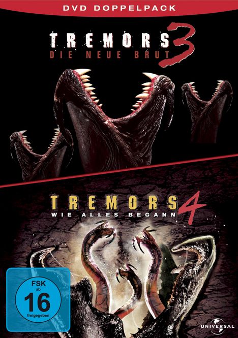 Tremors 3 &amp; 4, 2 DVDs