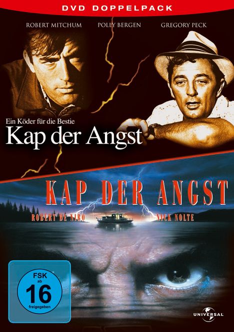 Kap der Angst (1961 &amp; 1991), 2 DVDs