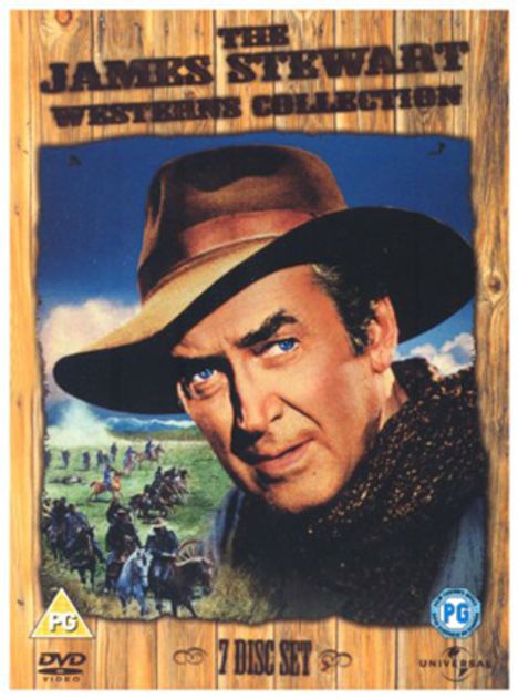 The James Stewart Western Collection (UK Import), 7 DVDs