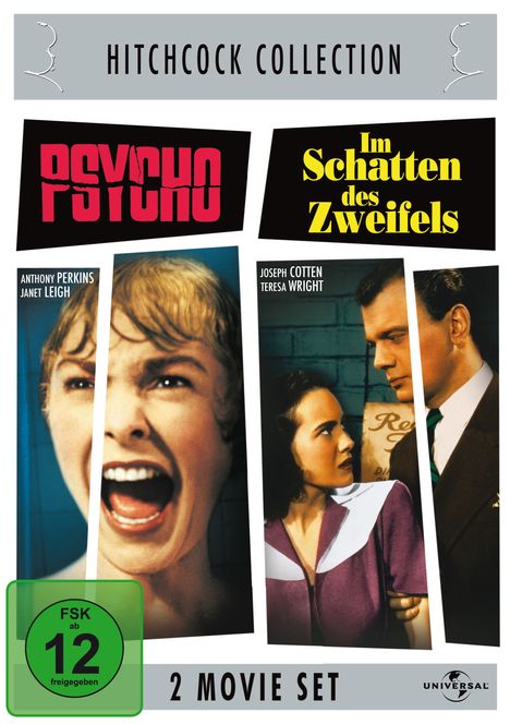 Hitchcock: Psycho / Im Schatten des Zweifels, 2 DVDs
