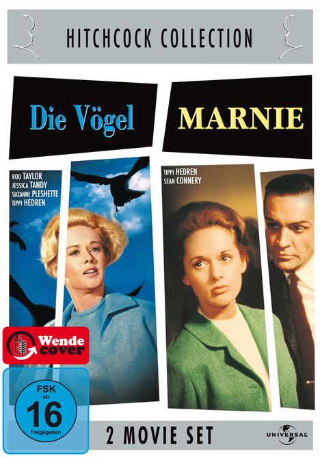 Hitchcock: Die Vögel / Marnie, 2 DVDs