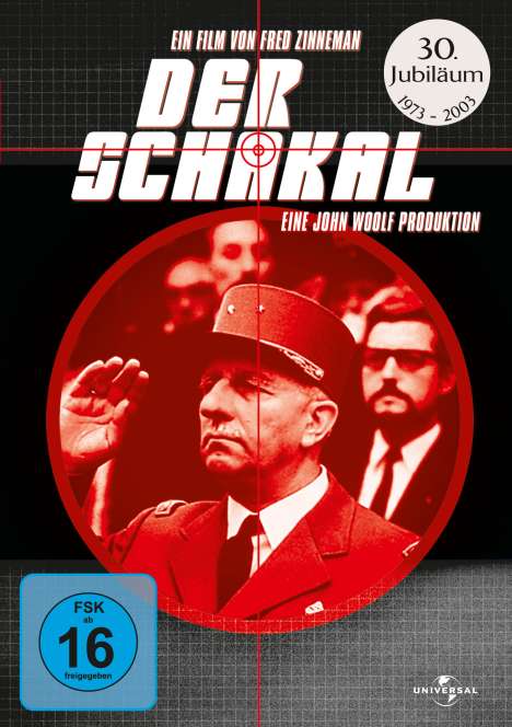 Der Schakal (1972), DVD