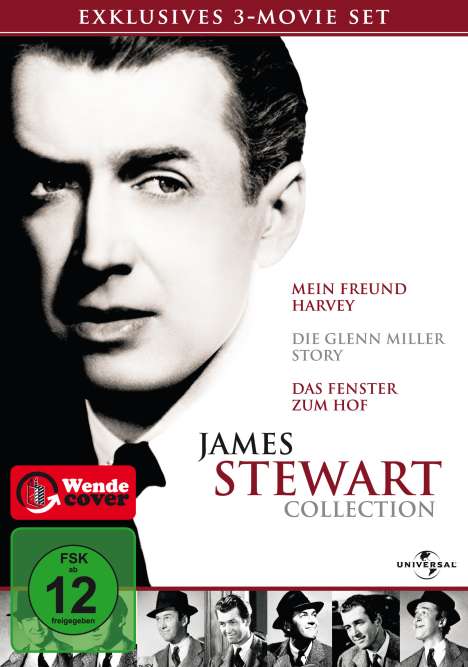 James Stewart Collection, 3 DVDs