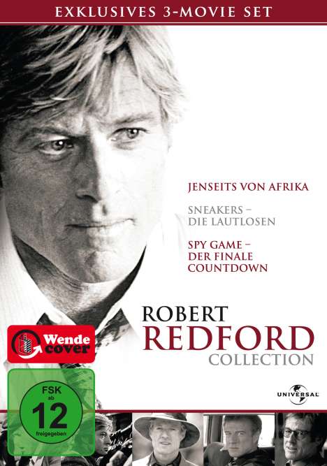 Robert Redford Collection, 3 DVDs