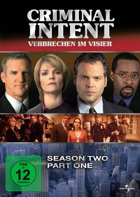Criminal Intent Season 2 Box 1, 3 DVDs