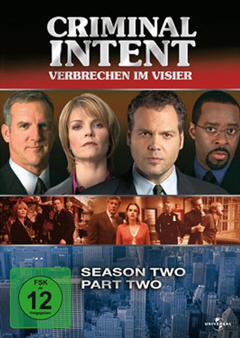 Criminal Intent Season 2 Box 2, 3 DVDs