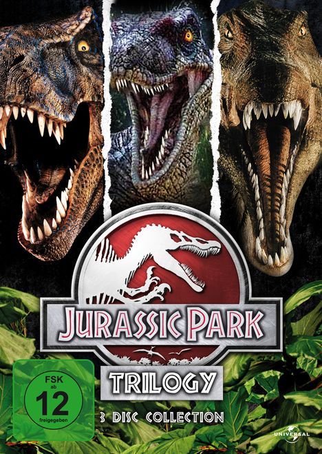 Jurassic Park Trilogy, 3 DVDs