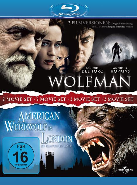 Wolfman + American Werewolf In London (Blu-ray), Blu-ray Disc