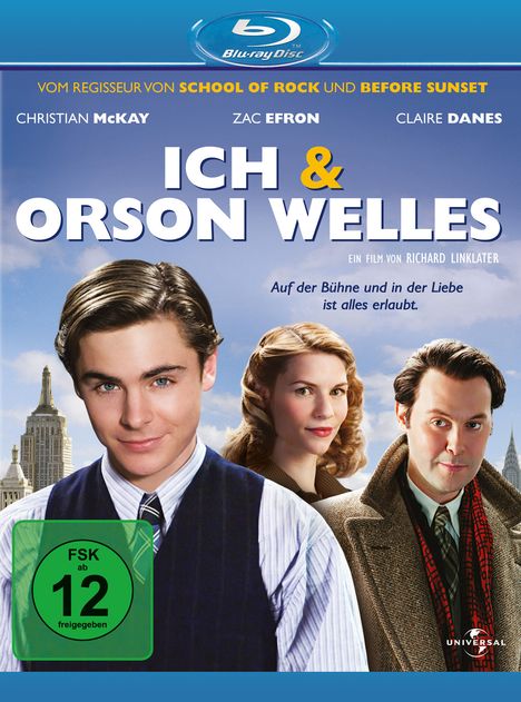 Ich und Orson Welles (Blu-ray), Blu-ray Disc