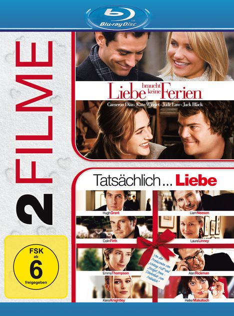 Tatsächlich Liebe / Liebe braucht keine Ferien (Blu-rya), 2 Blu-ray Discs