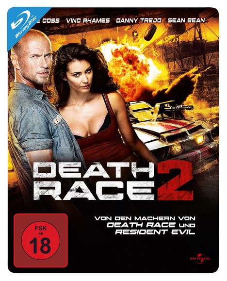 Death Race 2 (Blu-ray im Steelbook), Blu-ray Disc