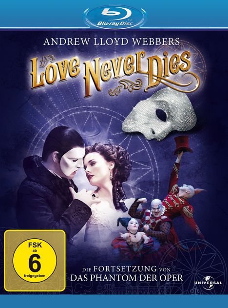 Love Never Dies (OmU) (Blu-ray), Blu-ray Disc