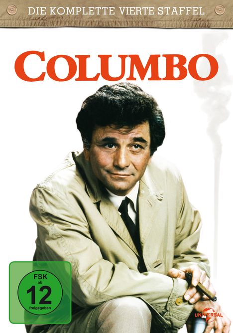 Columbo Staffel 4, 4 DVDs