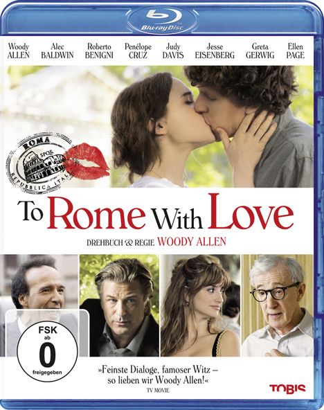 To Rome With Love (Blu-ray), Blu-ray Disc
