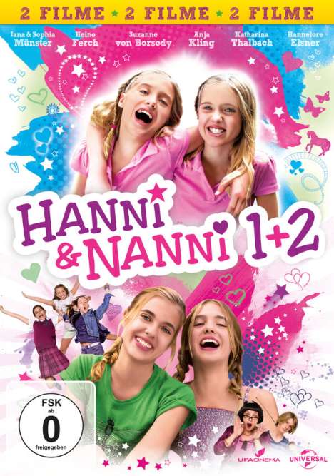 Hanni und Nanni 1 &amp; 2, 2 DVDs