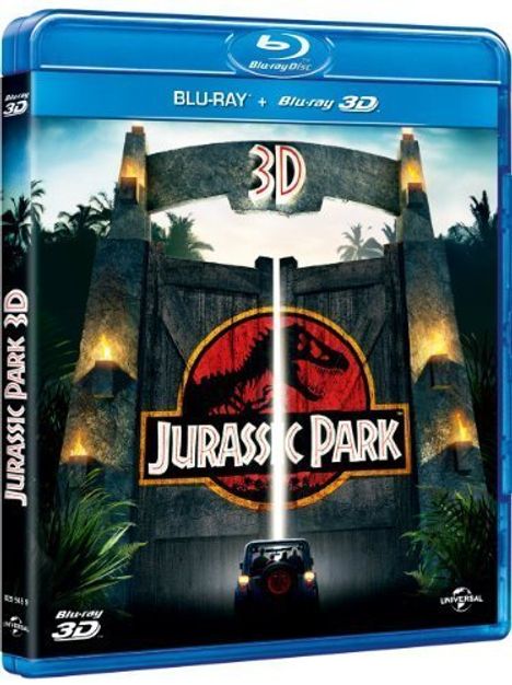 Jurassic Park (3D &amp; 2D Blu-ray), 2 Blu-ray Discs