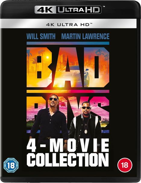 Bad Boys 4 Movie Collection (Ultra HD Blu-ray) (UK Import), 4 Ultra HD Blu-rays