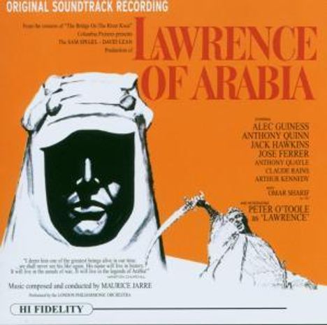 Maurice Jarre (1924-2009): Filmmusik: Lawrence Of Arabia, CD