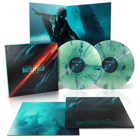 Battlefield 2042 (The Official Soundtrack) (Green W/ Blueburst Vinyl), 2 LPs