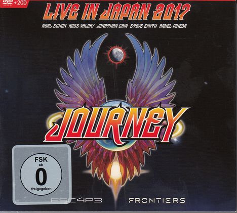 Journey: Escape &amp; Frontiers: Live In Japan 2017, 2 CDs und 1 DVD