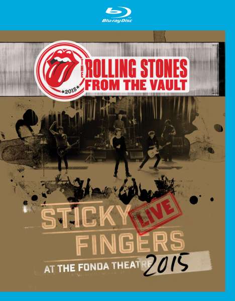 The Rolling Stones: From The Vault: Sticky Fingers – Live At The Fonda Theatre 2015, Blu-ray Disc