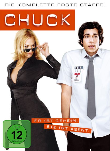 Chuck Season 1, 4 DVDs