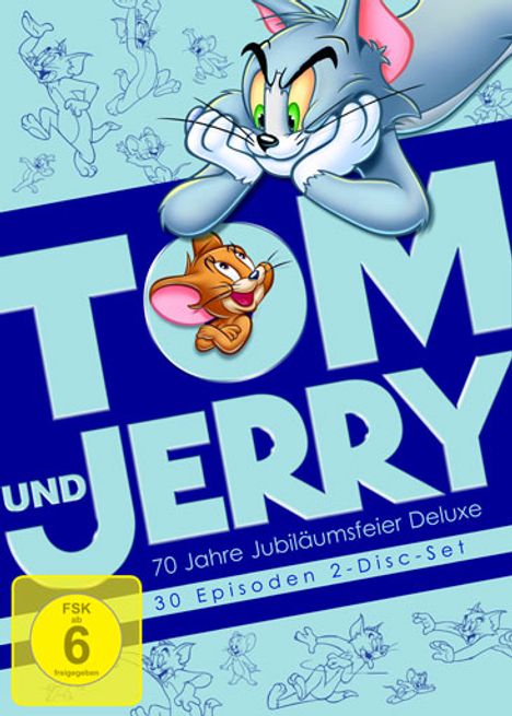 Tom und Jerry: 70 Jahre Jubiläumsfeier Deluxe, 2 DVDs